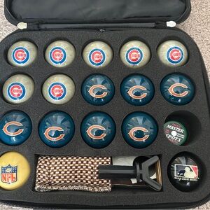 Chicago Bears and Pool Ball Set